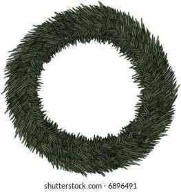 An Advent Wreath Vector Illustration