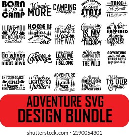 Adventuer SVG design bundle. Adventuer SVG t shirt design