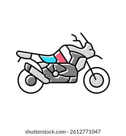 adventure adv color icon vector. adventure adv sign. isolated symbol illustration