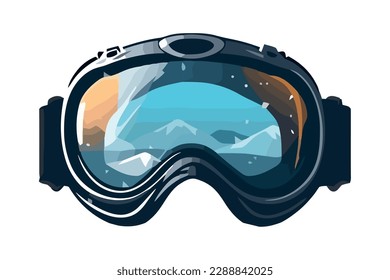 Adventure awaits with scuba gear and goggles isolated