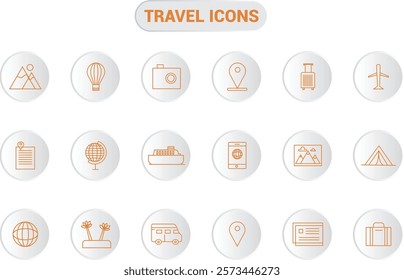 Adventure Awaits: Travel Icon Pack