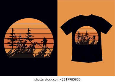 Adventure Awaits T-Shirt Men The Great Outdoors Shirt Wanderlust Explore More Tee Nature Hiking Camping Tee Shirts Design	