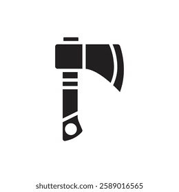 Adventure Axe Filled Icon Vector Illustration