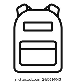 Adventure Backpack Icon Ideal for Travel Enthusiasts