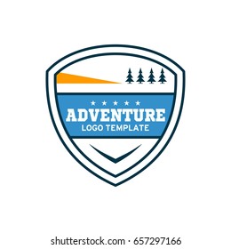 Adventure badge graphic design emblem.