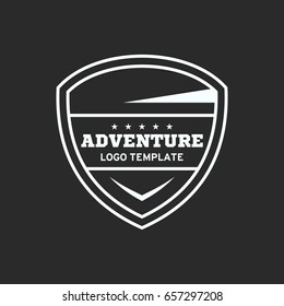 Adventure badge graphic design emblem.