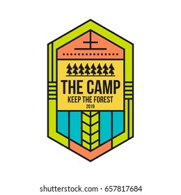 Adventure badge graphic design emblem.