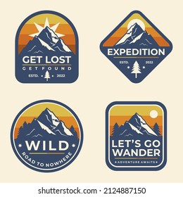Adventure Badges Logo Design Collection
