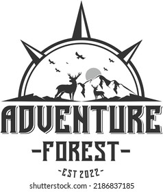 Adventure Badges and Logo Design Template	