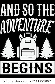 
And So The Adventure Begins eps cut file for cutting machine