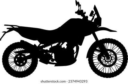 adventure bike clipart black and white bike silhouette