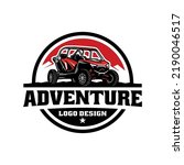 adventure buggy UTV - ATV logo vector