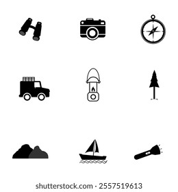 Adventure and Camping Icons pack
