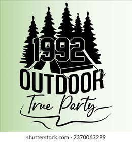 Adventure Camping  T Shirt Design Vector eps.file 