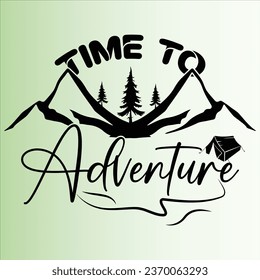 Adventure Camping  T Shirt Design Vector eps.file 
