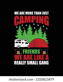 Adventure camping t-shirt design, retro vintage camping design,