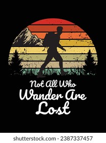 Adventure camping vintage t shirt design, retro t-shirt, hill climb, nature tshirt, silhouette vector, graphic design