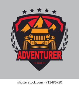 Adventure car design template