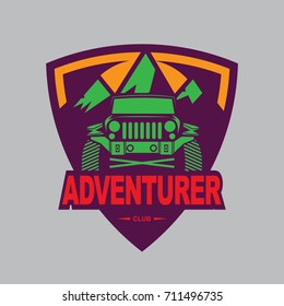 Adventure car design template