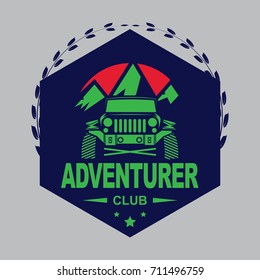 Adventure car design template
