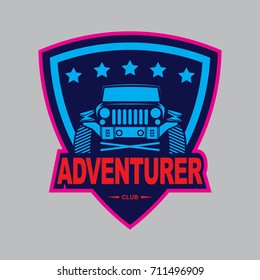 Adventure car design template