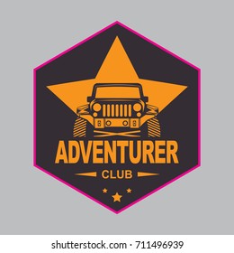 Adventure car design template