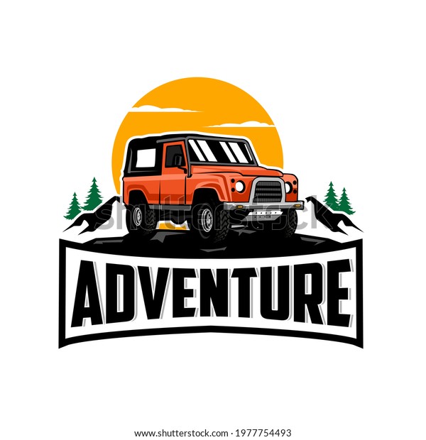 Adventure car logo design
template