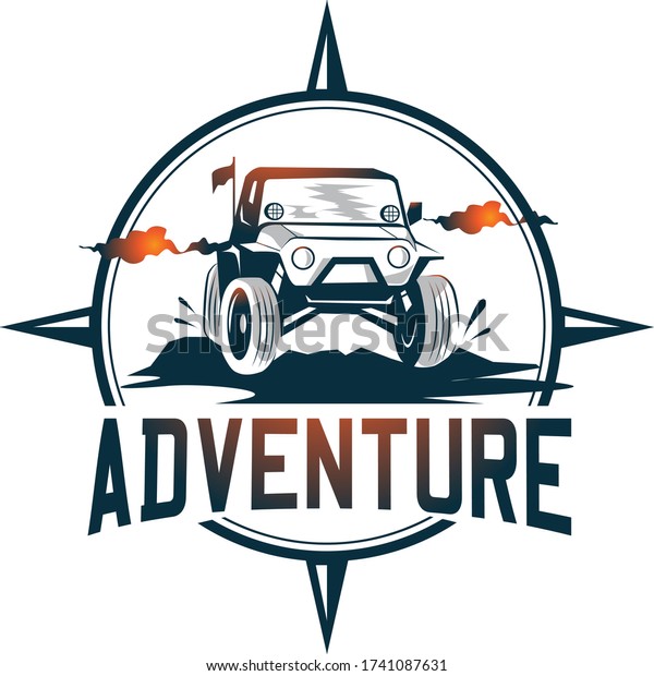 Adventure car logo emblem
illustration