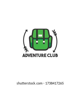 Adventure club design and bag