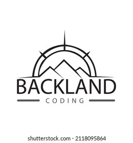 Adventure Compass logo design template And T-shirt.
