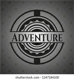 Adventure dark icon or emblem