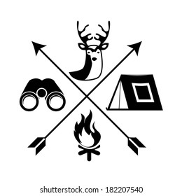 adventure design over white background, vector illustration