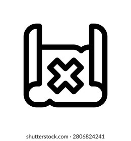 Adventure. Editable stroke vector icon.