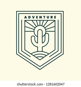 Adventure Emblem Logo Vector Graphic Download Template Modern