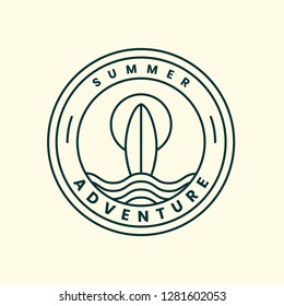 Adventure Emblem Logo Vector Graphic Download Template Modern