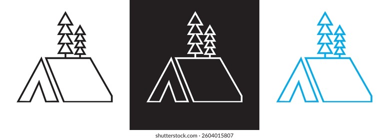 Adventure and Exploration icon. Vector illustration. isolated on white and black background. EPS 10