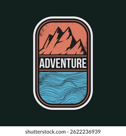 Adventure graphic logo, merchandise, t-shirt and apparel design