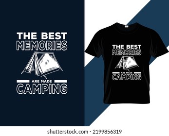 Adventure hike camping t shirt design 