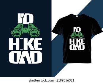 Adventure hike camping t shirt design 