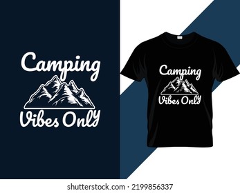 Adventure hike camping t shirt design 