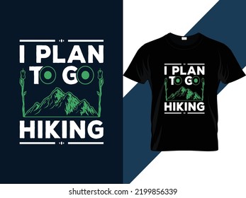 Adventure hike camping t shirt design 