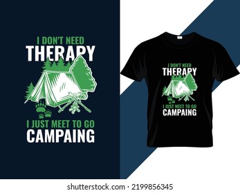 Adventure hike camping t shirt design 