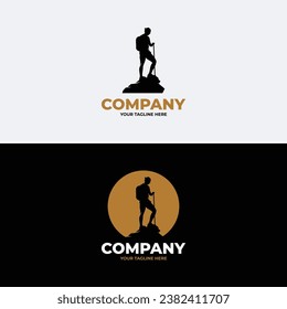 Adventure hiking club logo design inspiration