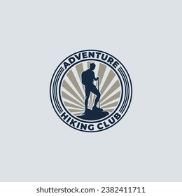 Adventure hiking club logo design inspiration