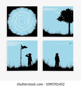 ADVENTURE HIKING SILHOUETTE