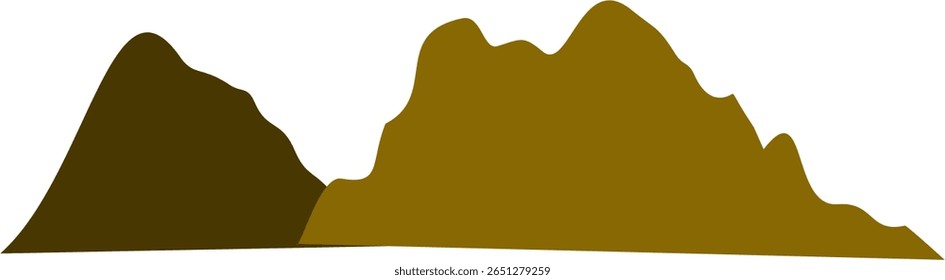 Adventure Hiking Silhouette in Earth Tones