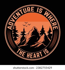 Adventure Hiking T-Shirt Designs for Explorers