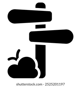 ícone aventura com estilo glifo. Adequado para design de site, logotipo, aplicativo e interface do usuário. Baseado no tamanho do ícone em geral, para que ele possa ser reduzido.