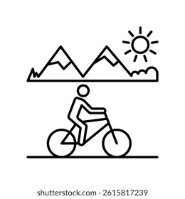 Adventure icon illustration vector design template
