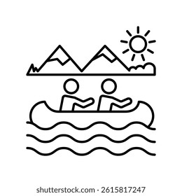 Adventure icon illustration vector design template